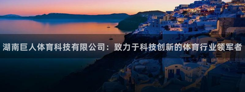 湖南巨人体育科技有限公司：致力于科技创新的体育行业领军者